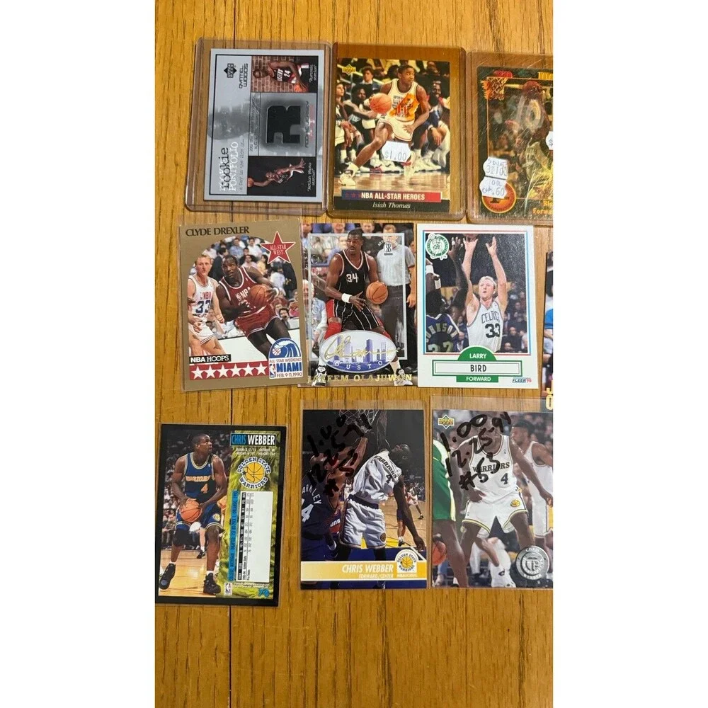 Vintage 90s Basketball Card Lot 55 Cards Kobe Bryant RC Jordan Shaq Pippen Lot